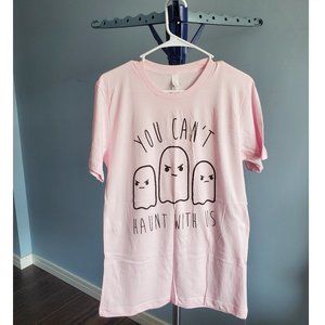 Halloween T Shirt - Pink Haunt Shirt